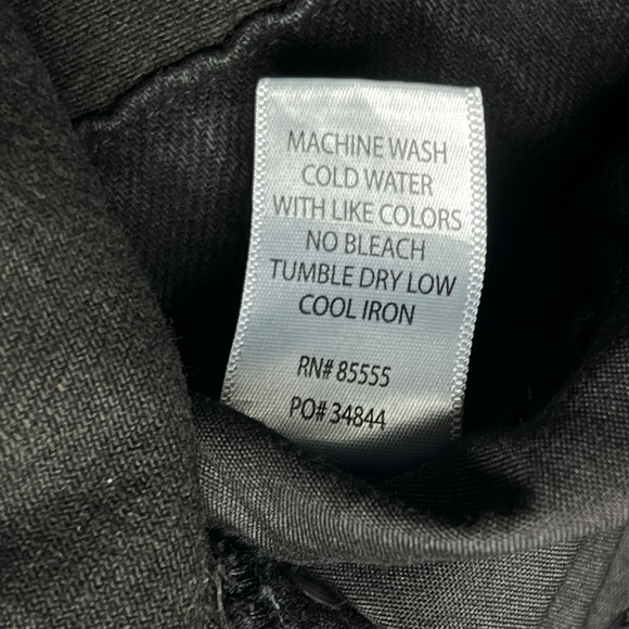 Pistola Women's Amira Long Sleeve Denim Jean Sheath Midi Dress In Noir Size S - Picture 7 of 12